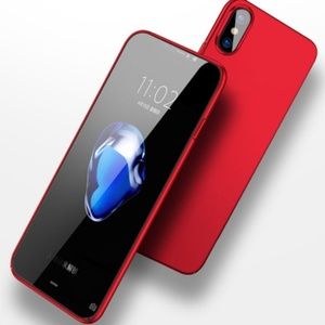 Luxury Case for iphone X with free tempered glass